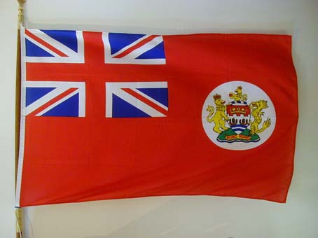 [Colonial red ensign of Hong Kong]
