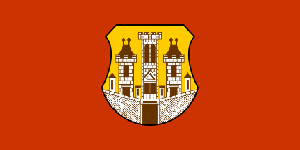 [Former town flag]