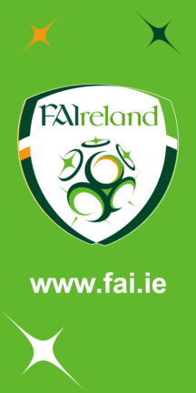 [Football Association of Ireland flag]