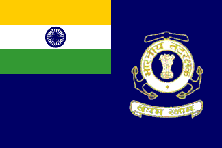 [Coast Guard Ensign of India]