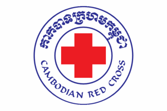[Cambodian Red Cross Flag]