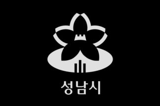 [Black indoor Seongnam flag]