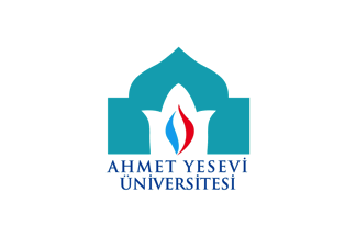[International Hoca Ahmet Yesevi Turkish-Kazakh University flag]