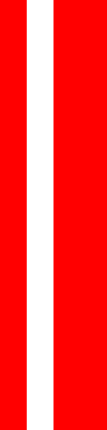 Vertical flag of Vaduz