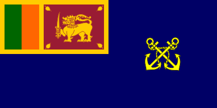 [Old government ensign of Sri Lanka]