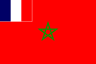 Flag of French Morocco