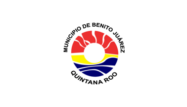 Flag of the municipality of Benito Juarez