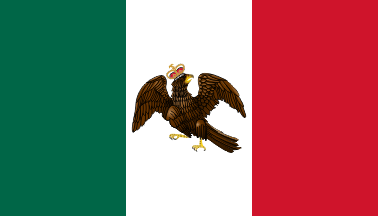 [Mexican First Empire Flag]