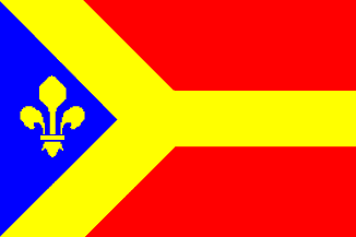 [Ysbrechtum village flag]