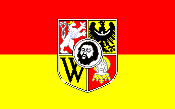[Wrocław flag with Coat of Arms]
