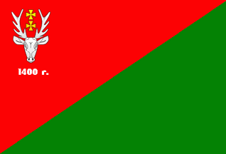 [Hrubieszów city flag]