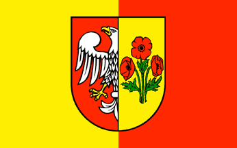 [Maków county flag]