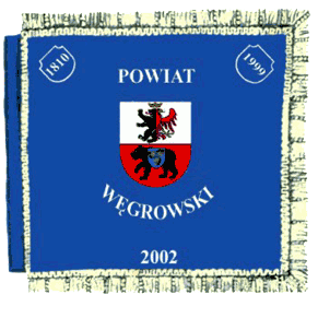 [Węgrów county banner - obverse]