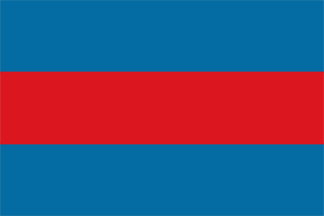 [Sanok rural district flag]