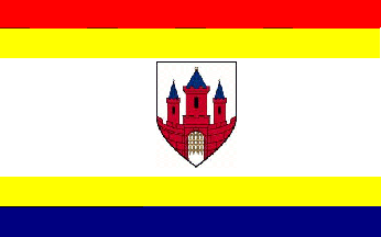 [Malbork city flag]