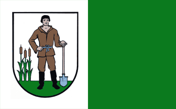 [Nowy Dwór Gdański county flag]