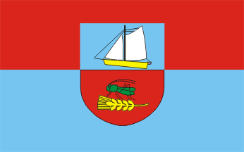 [Ustka rural district flag]