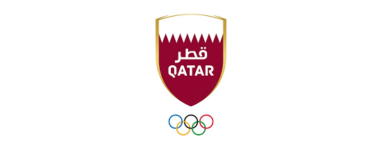 [Qatari Olympic Committee flag]