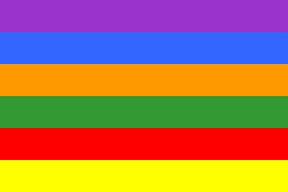 [Rainbow unordered stripes]