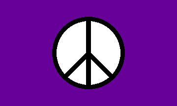[Purple peace sign variant]