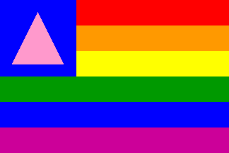 [Rainbow flag]