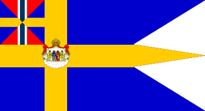 [Norwegian-Swedish Royal Flag (Swedish Version), 1844-1905]