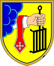 [Coat of arms of the town of Lovrenc na P.]