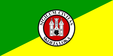 [Former flag of Skofja Loka]
