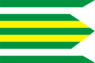 [flag of Dolné Saliby]