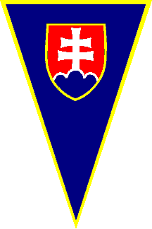 [Slovakian vertical yachting flag]