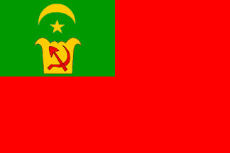 Flag of Khorezmian PSR in 1922