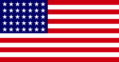 [U.S. 35 star flag 1863]