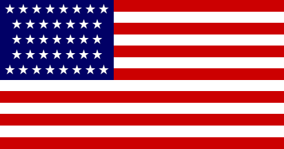 [U.S. 37 star flag 1867]