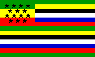 [flag of the African American Flag House]