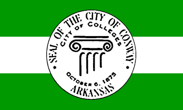 [Flag of Conway, Arkansas]