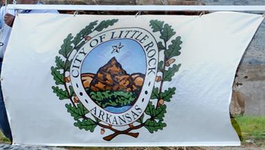 [Variant flag of Little Rock, Arkansas]