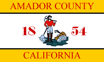 [flag of Amador, California]