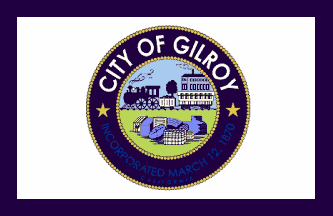 [flag of City of Gilroy, California]