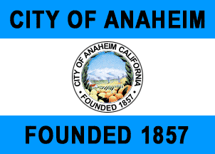 [flag of City of Anaheim, California]