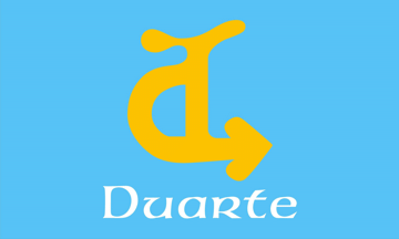 [flag of Duarte, California]