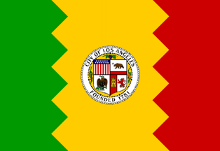 [flag of Los Angeles, California]