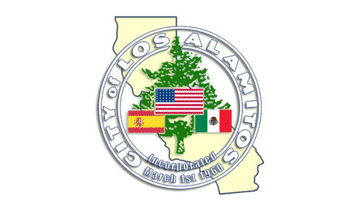 [Flag of Los Alamitos, California]