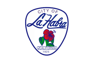 [flag of City of La Habra, California]