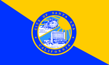 [flag of Santa Ana, California]