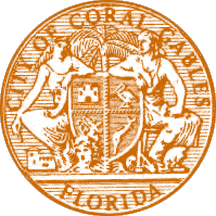 [Seal of Coral Gables flag, Florida]
