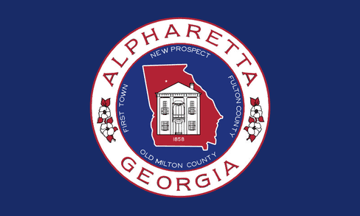 [Flag of Alpharetta, Georgia]