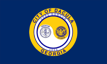 [Flag of Dacula, Georgia]