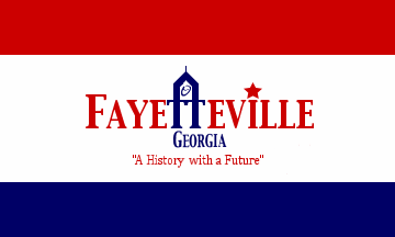 [Flag of Fayetteville, Georgia]