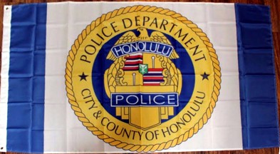 [Unofficial Flag of Honolulu Police Department]