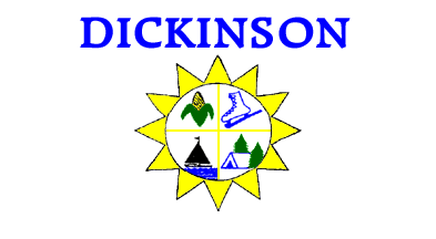 [Former Flag of Dickinson County, Iowa]